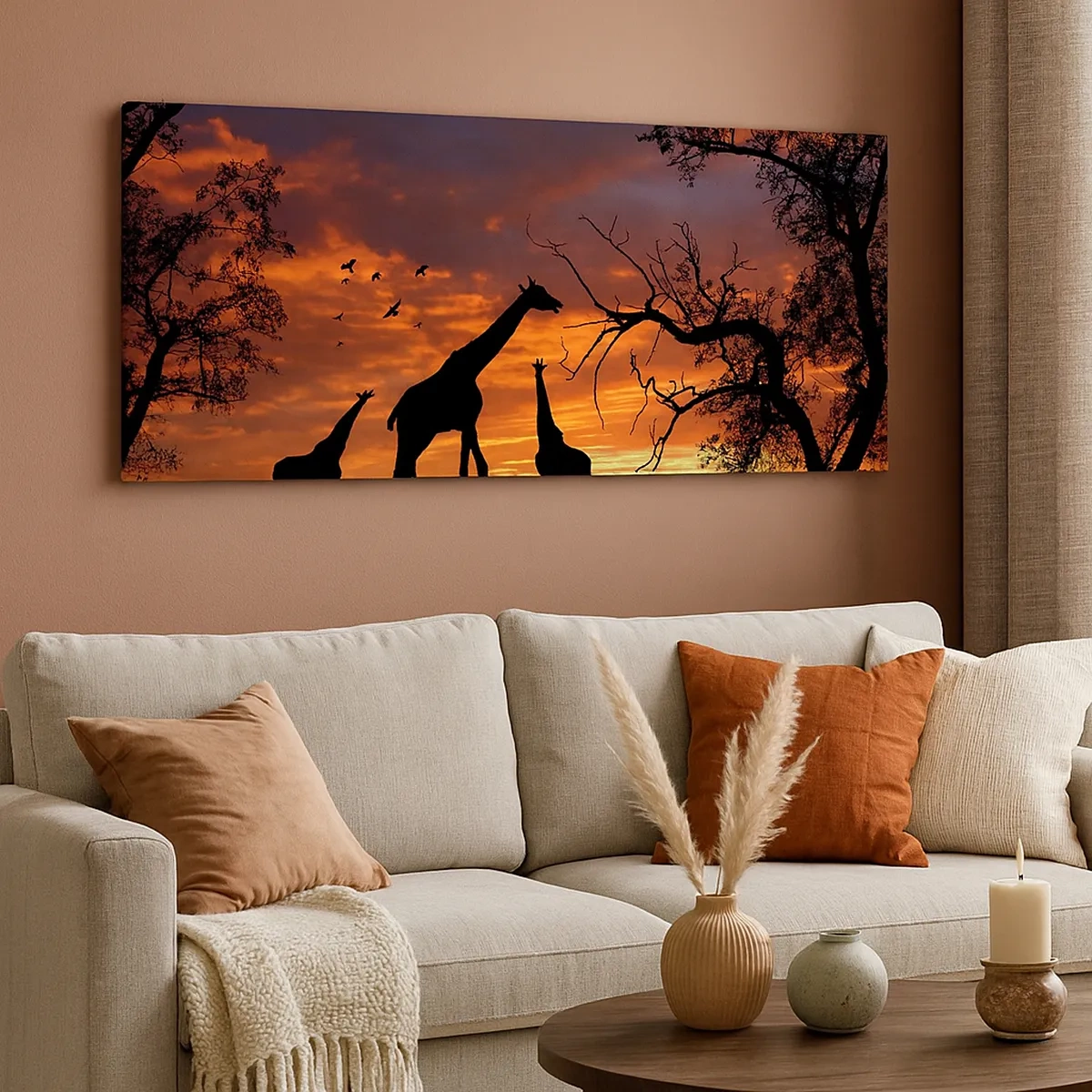 Bild auf Leinwand - Leinwandbild - Ein kleines Abendessen mit deinen Liebsten - 30x30 cm