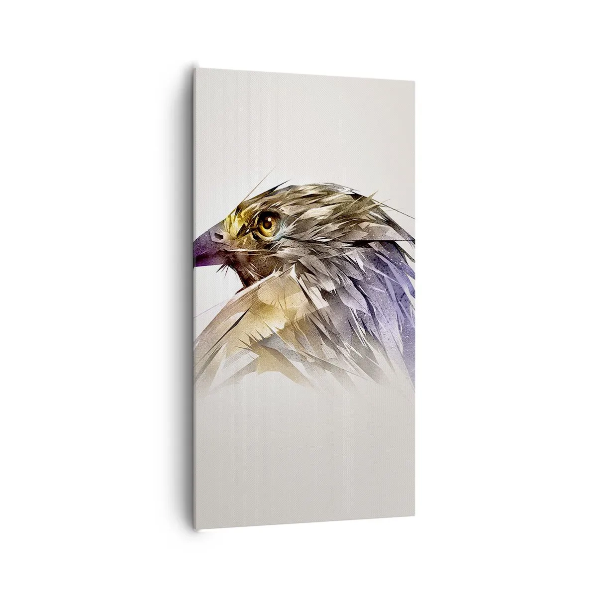 Bild auf Leinwand - Leinwandbild - Porträt eines Kriegers - 65x120 cm