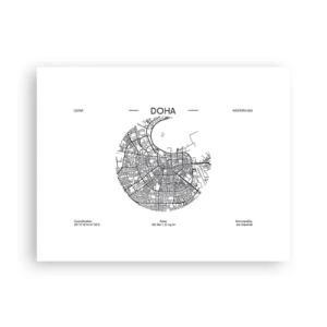 Poster - Anatomie von Doha - 40x30 cm