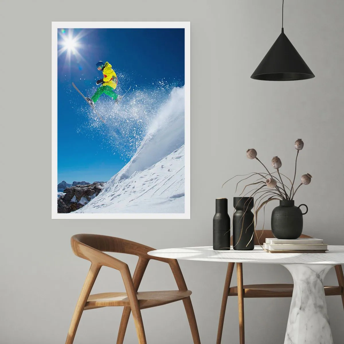 Poster - Tanzen mit den Bergen - 30x40 cm
