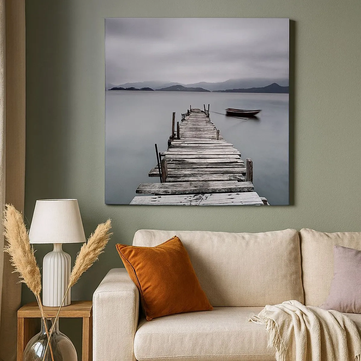 Bild auf Leinwand - Leinwandbild - Du kannst morgen gehen - 30x30 cm