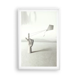 Poster in einem weißen Rahmen - Kraftprobe - 61x91 cm