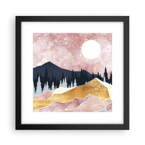 Poster in einem schwarzem Rahmen - Nachtwache - 30x30 cm