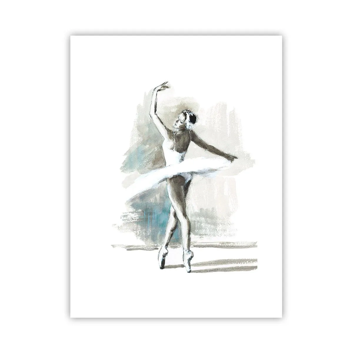 Poster - In einen Schwan verzaubert - 30x40 cm