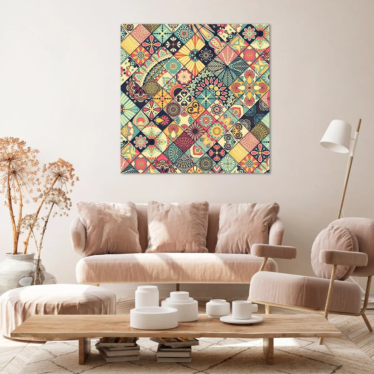 Bild auf Leinwand - Leinwandbild - marokkanische Atmosphäre - 30x30 cm