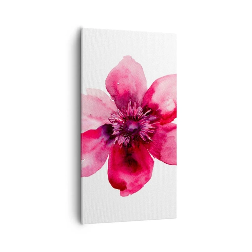 Bild auf Leinwand - Leinwandbild - Ein nach Karmin duftender Kuss - 55x100 cm