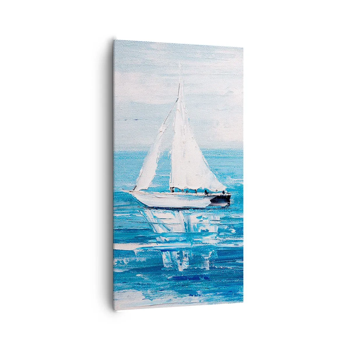 Bild auf Leinwand - Leinwandbild - Mit Freund an der Seite - 65x120 cm