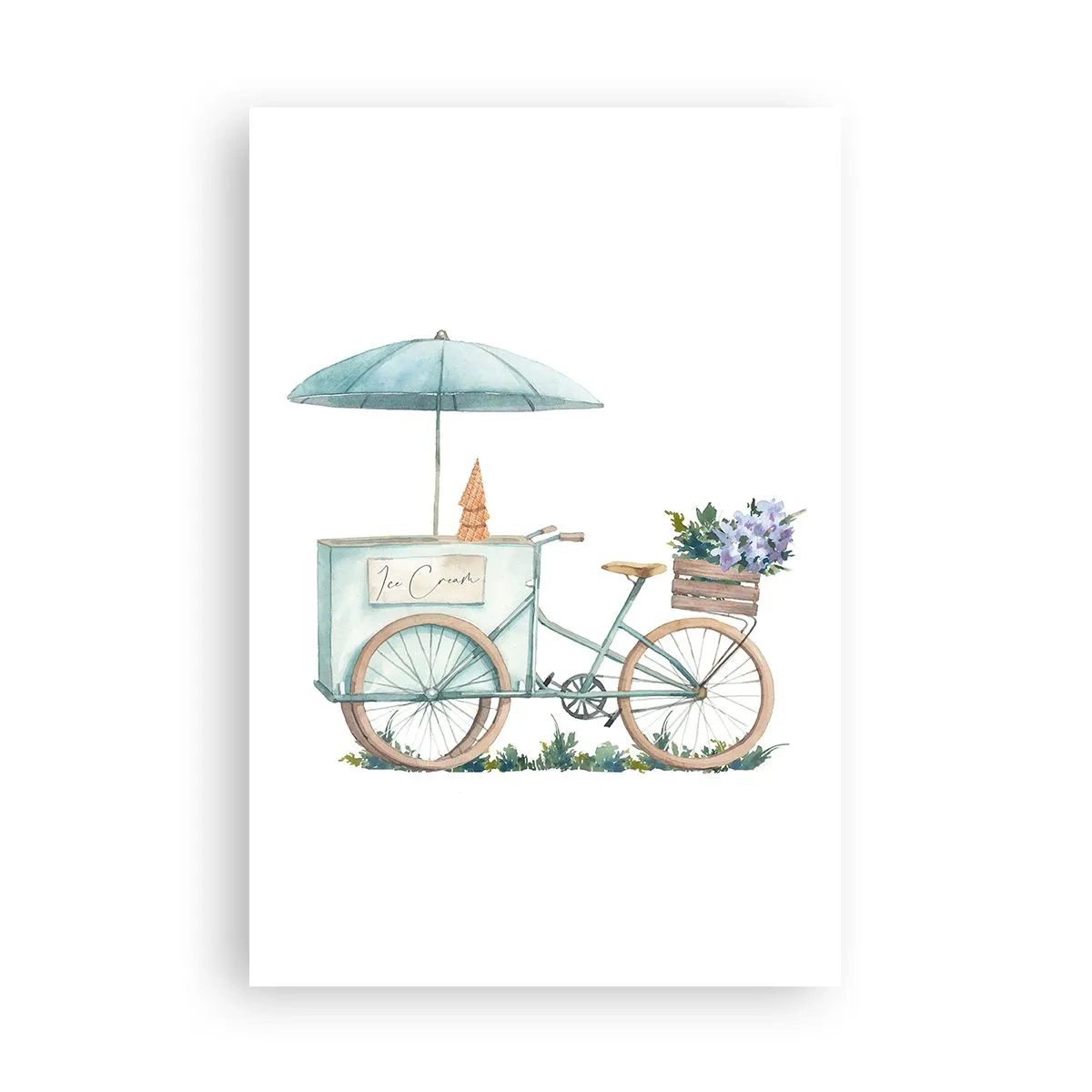 Poster - Süße Erinnerung an den Sommer - 61x91 cm