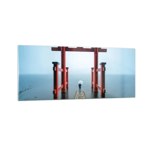 Glasbild - Bild auf glas - Japanische Träumerei - 100x40 cm