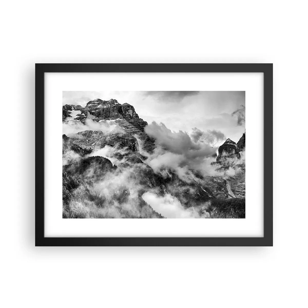 Poster in einem schwarzem Rahmen - Schön und grausam - 40x30 cm