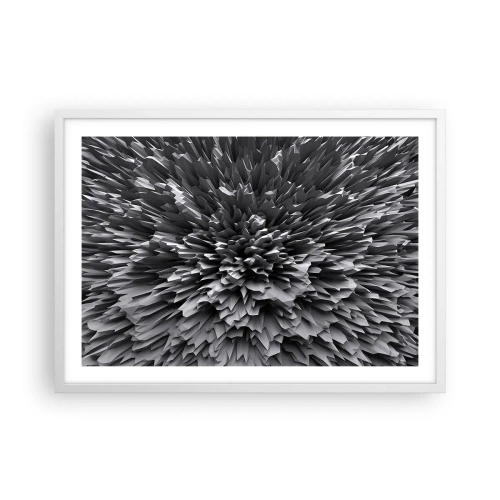 Poster in einem weißen Rahmen - Härter kann es nicht werden - 70x50 cm