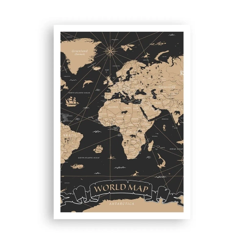 Poster - Die Grenzen meiner Welt - 70x100 cm