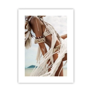 Poster - Eine Priesterin der Sonne - 30x40 cm