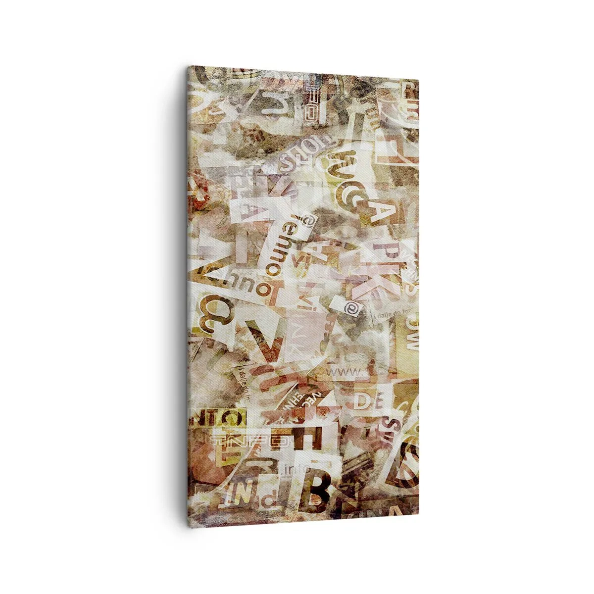 Bild auf Leinwand - Leinwandbild - Ich vereinige das Geschwätz - 45x80 cm