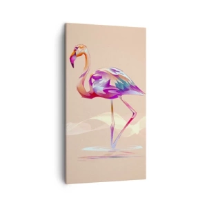 Bild auf Leinwand - Leinwandbild - Der Vogel der guten Gefühle - 45x80 cm