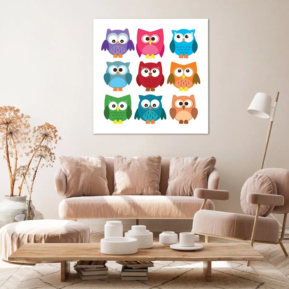 Bild auf Leinwand - Leinwandbild - Es macht Spaß, anders zu sein - 50x50 cm