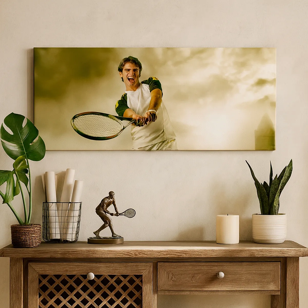 Bild auf Leinwand - Leinwandbild - Energie und Freude - 30x30 cm