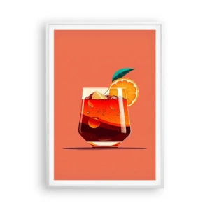 Poster in einem weißen Rahmen - Sommerliche Erfrischung - 70x100 cm