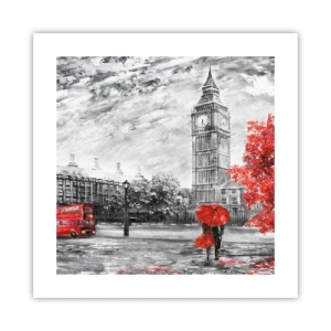 Poster - Ein aufregender Tag - 40x40 cm