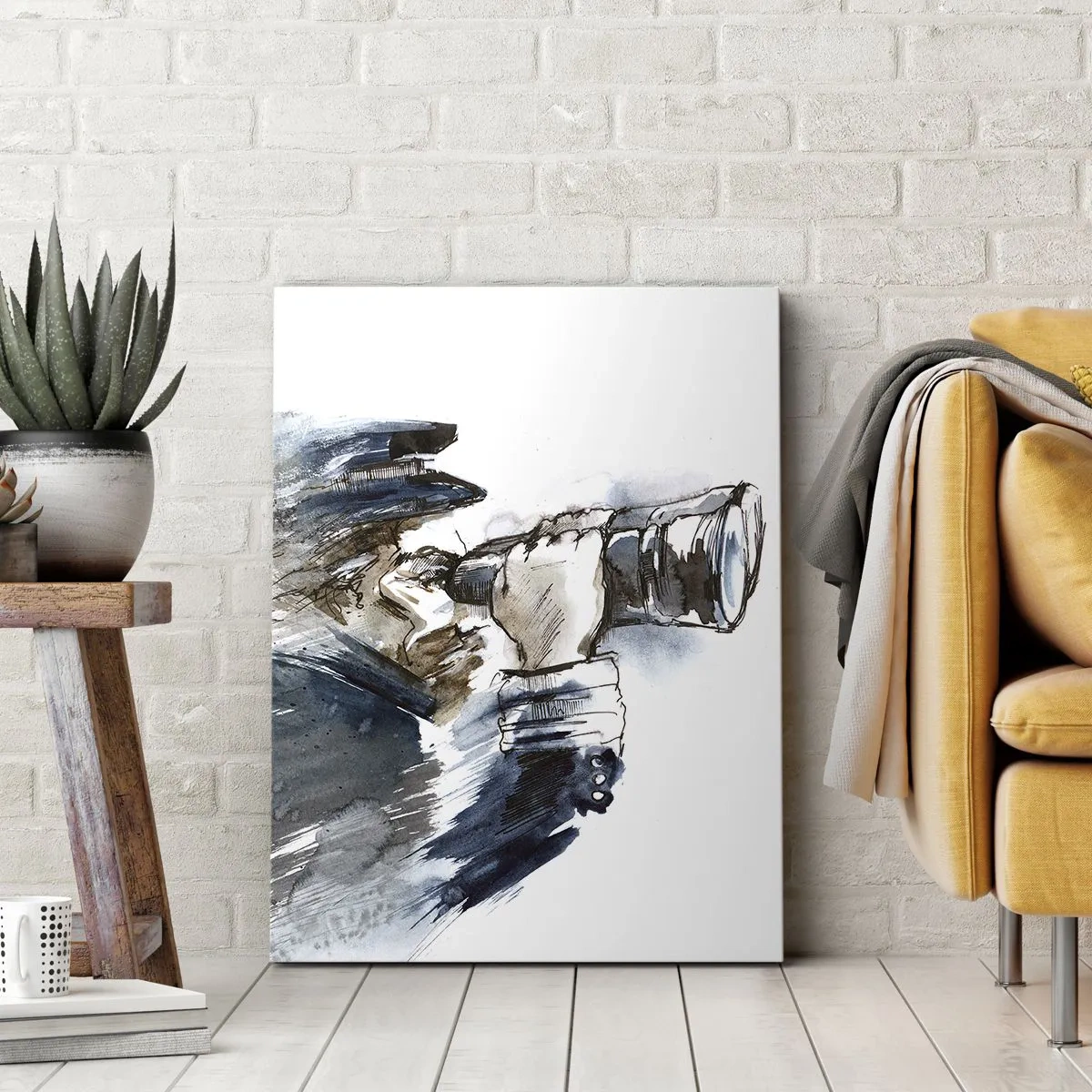 Bild auf Leinwand - Leinwandbild - Zehn auf der Beaufort-Skala! - 55x100 cm