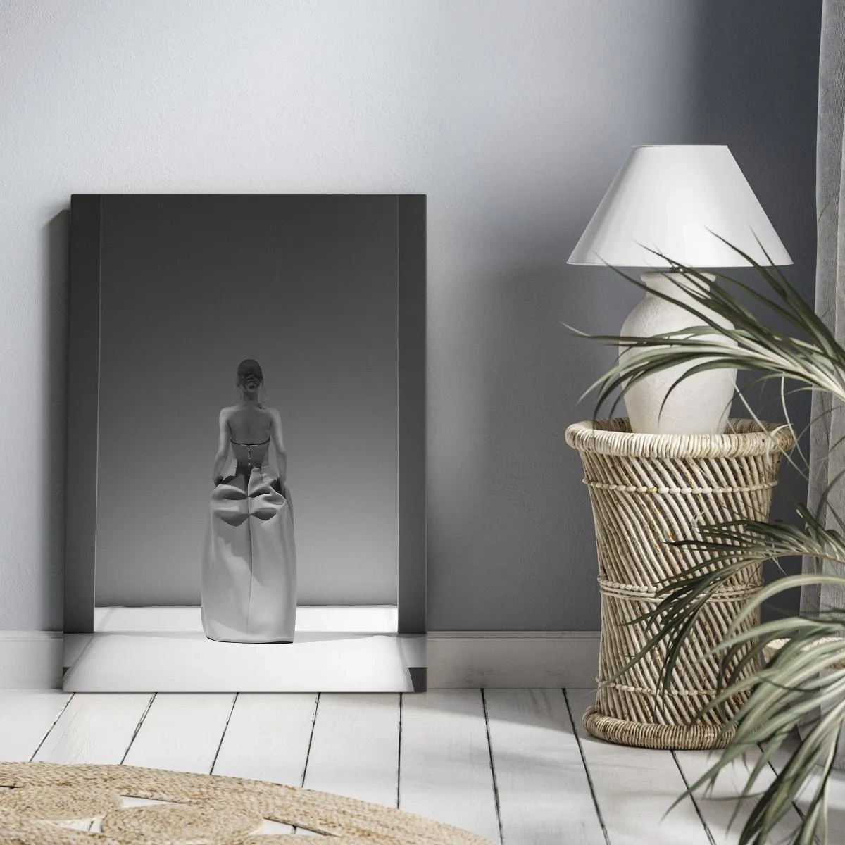 Bild auf Leinwand - Leinwandbild - Raffinierte Einfachheit - 45x80 cm