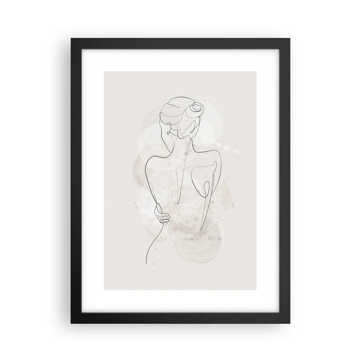 Poster in einem schwarzem Rahmen - Wie ein sensibles Instrument - 30x40 cm