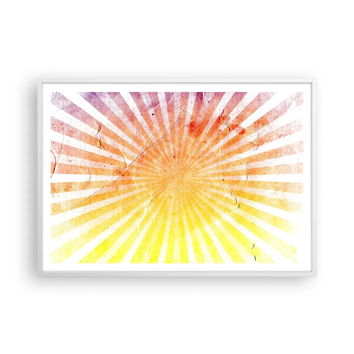 Poster in einem weißen Rahmen - Sonnenaufgänge und Sonnenuntergänge - 100x70 cm