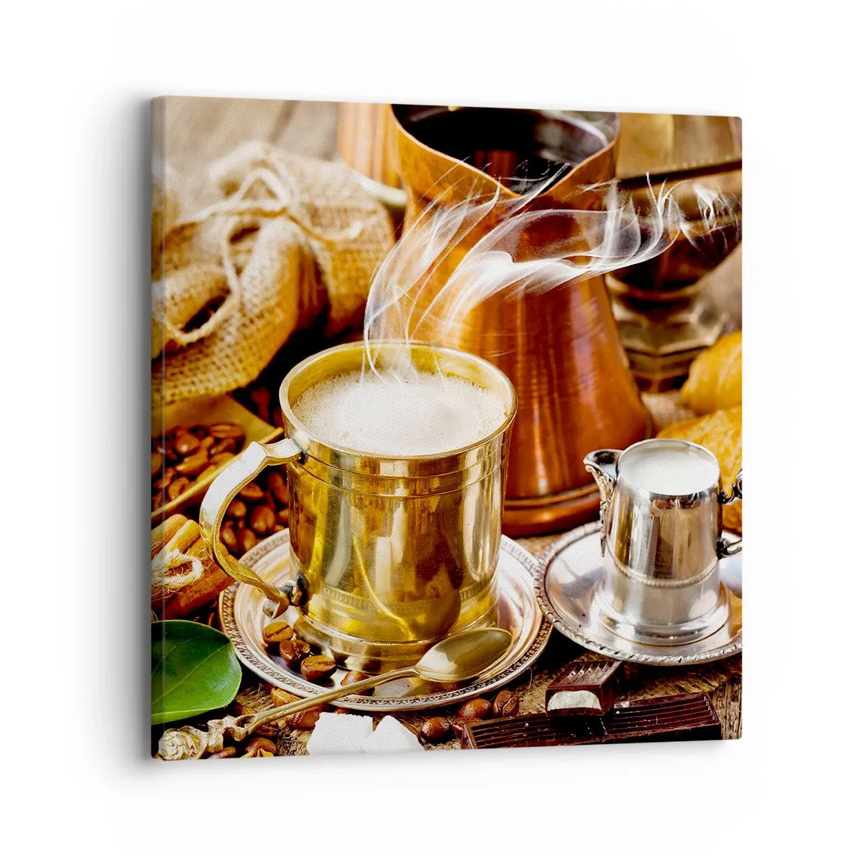 Bild auf Leinwand - Leinwandbild - Schönen Tag noch! - 30x30 cm