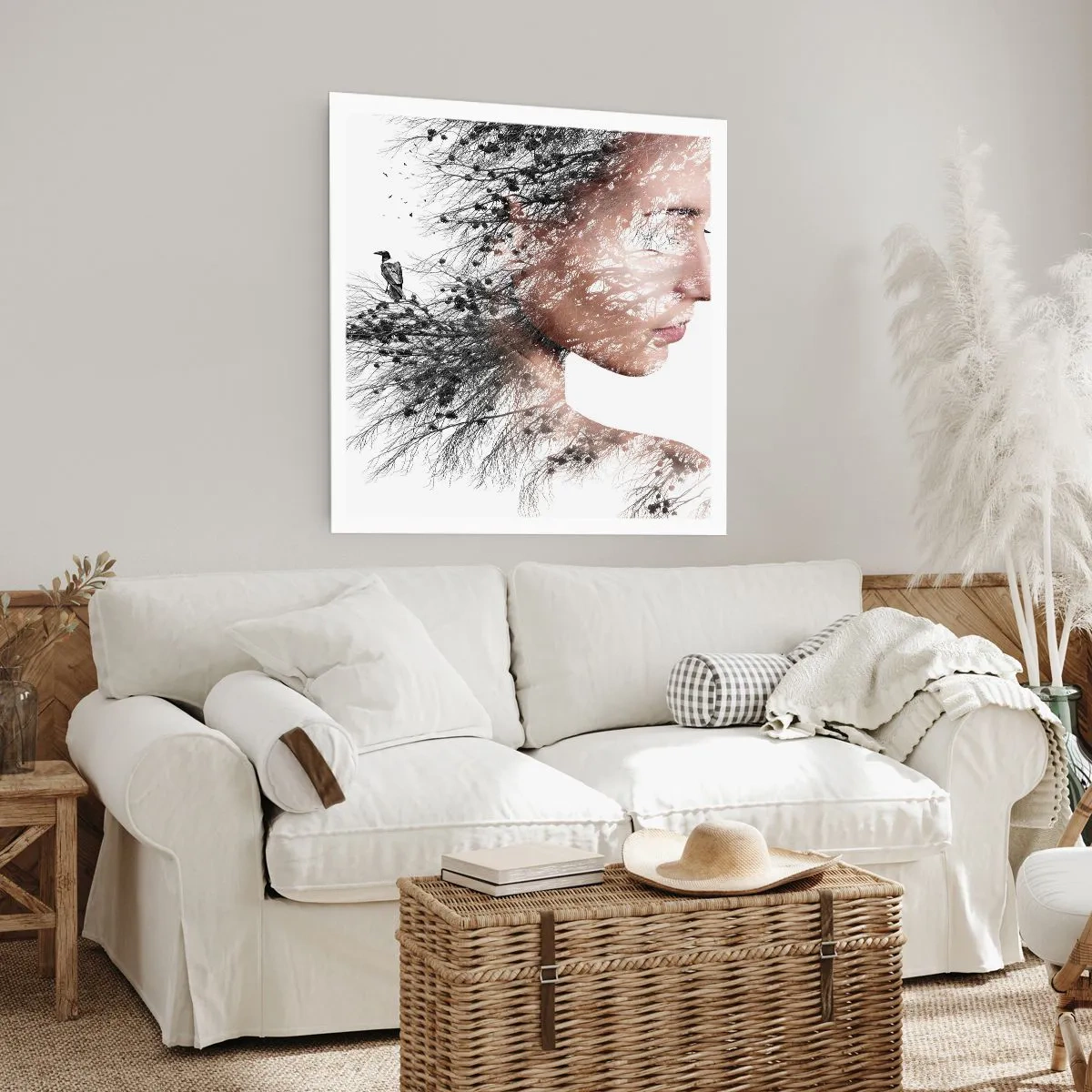 Poster - Der Geist des Waldes - 60x60 cm
