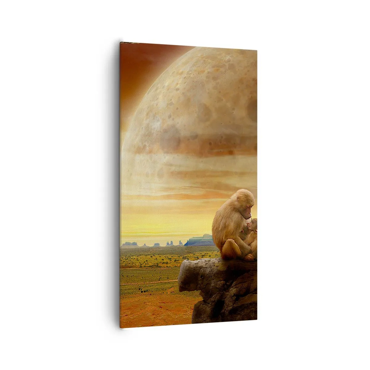 Bild auf Leinwand - Leinwandbild - Die Liebe ist überall gleich - 65x120 cm
