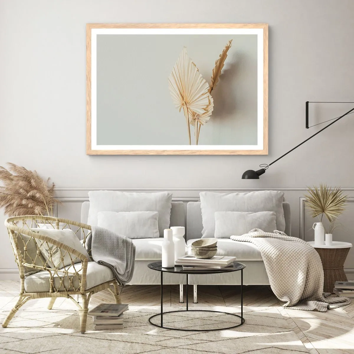 Poster in einem Rahmen aus heller Eiche - Wenn Sie Erleichterung brauchen - 40x30 cm