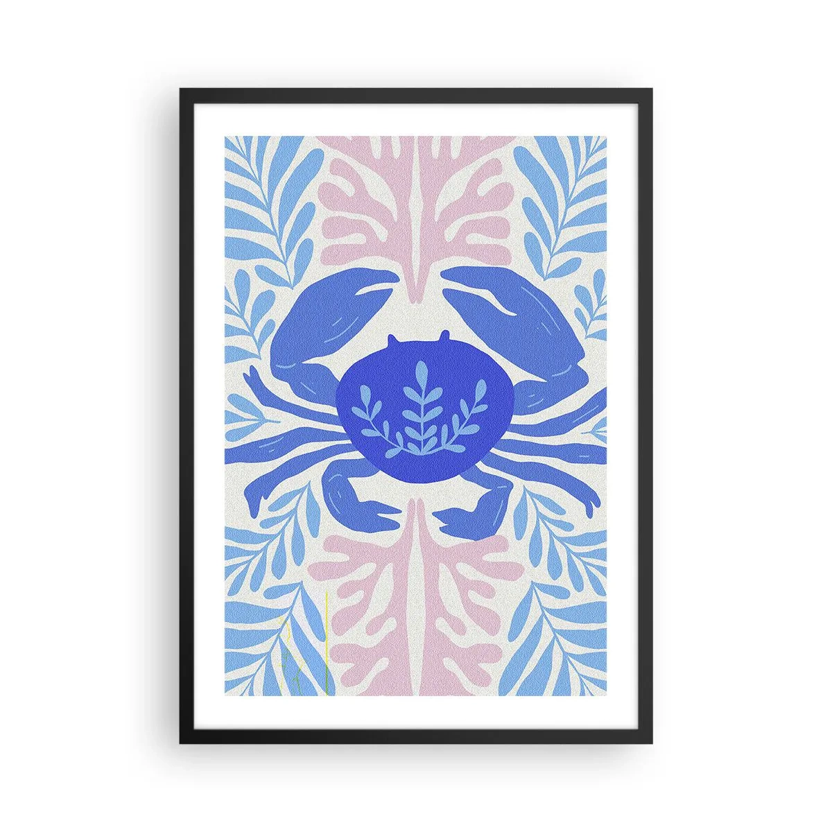 Poster in einem schwarzem Rahmen - Wie eine Meeresblume - 50x70 cm