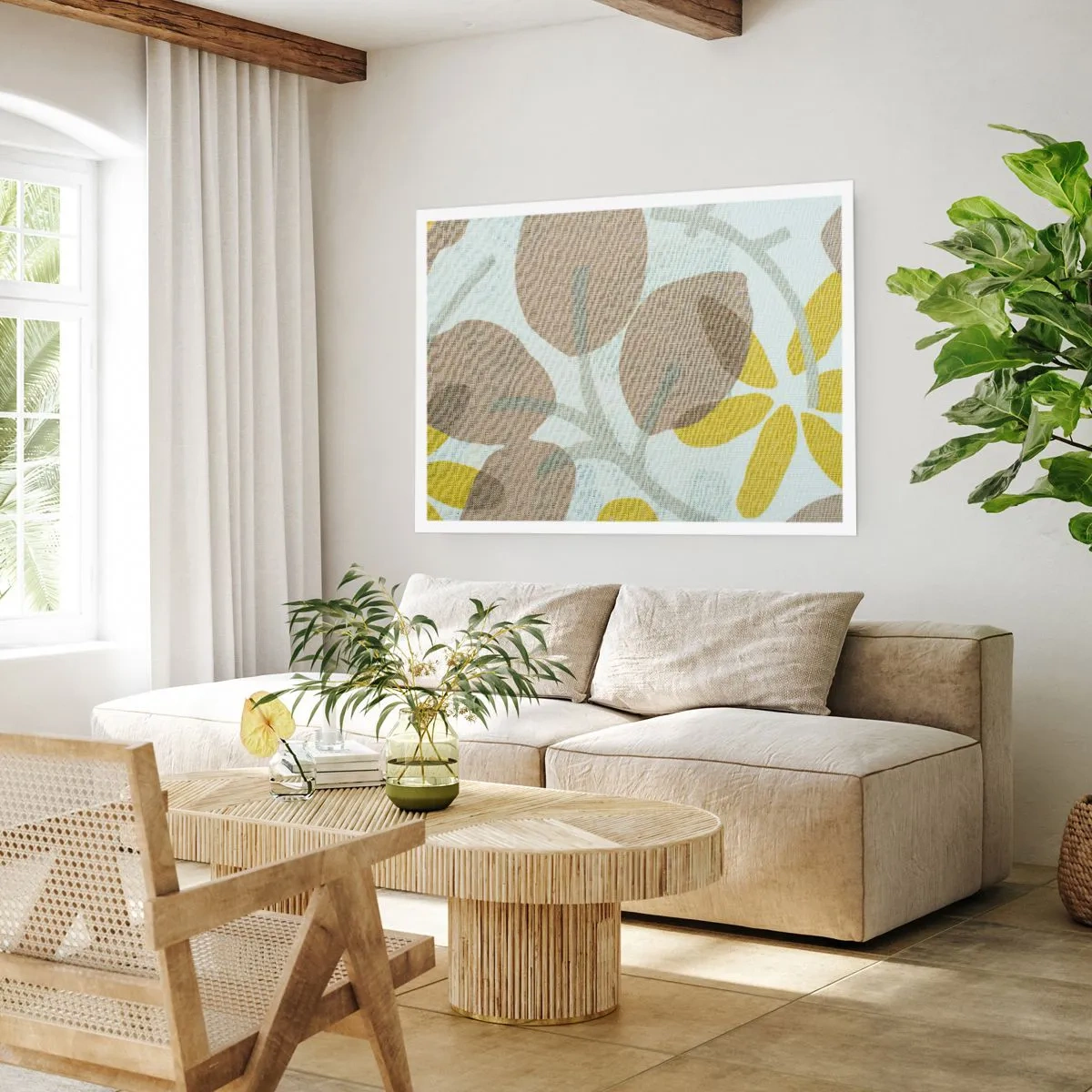 Poster - Komposition in voller Sonne - 50x40 cm