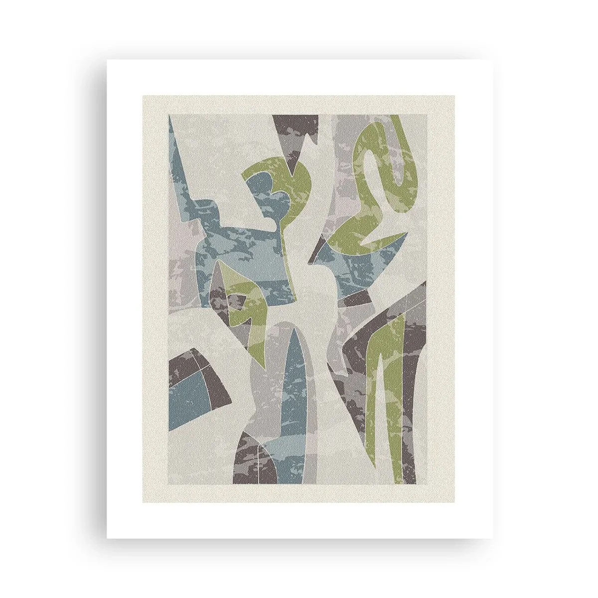 Poster - Komposition hinter dem Glas - 40x50 cm