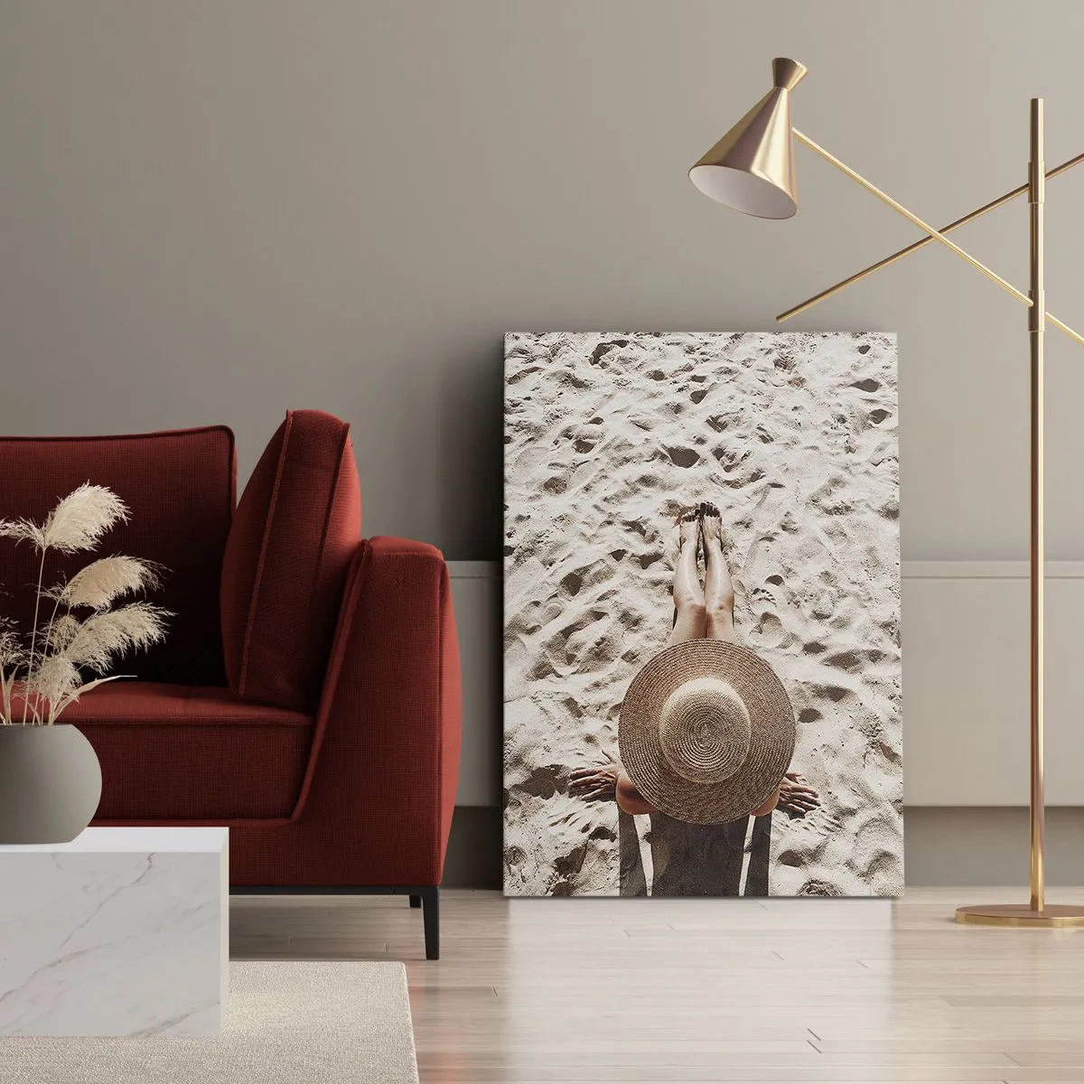 Bild auf Leinwand - Leinwandbild - Traumzeit - 80x120 cm