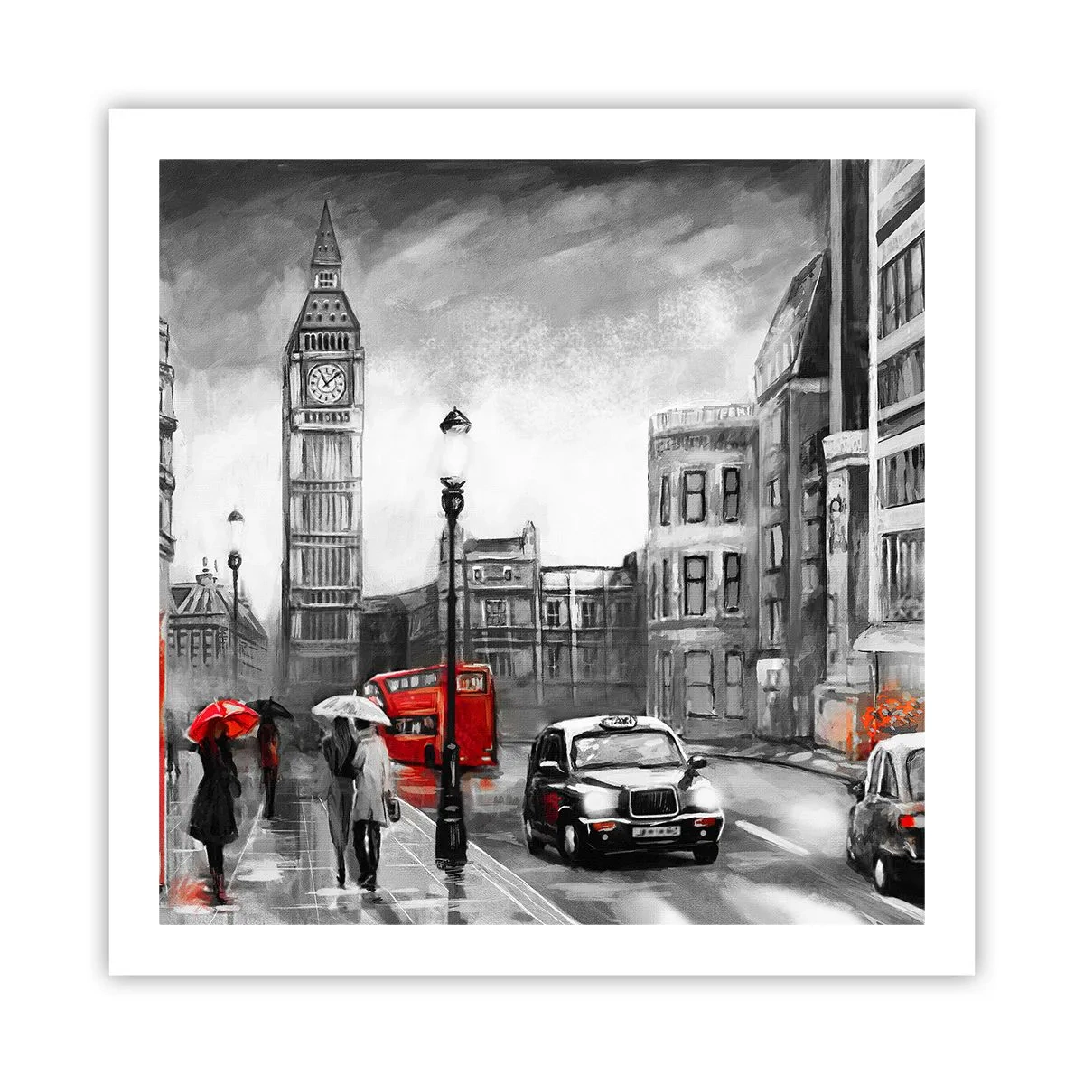 Poster - Gar keine graue Stadt - 60x60 cm