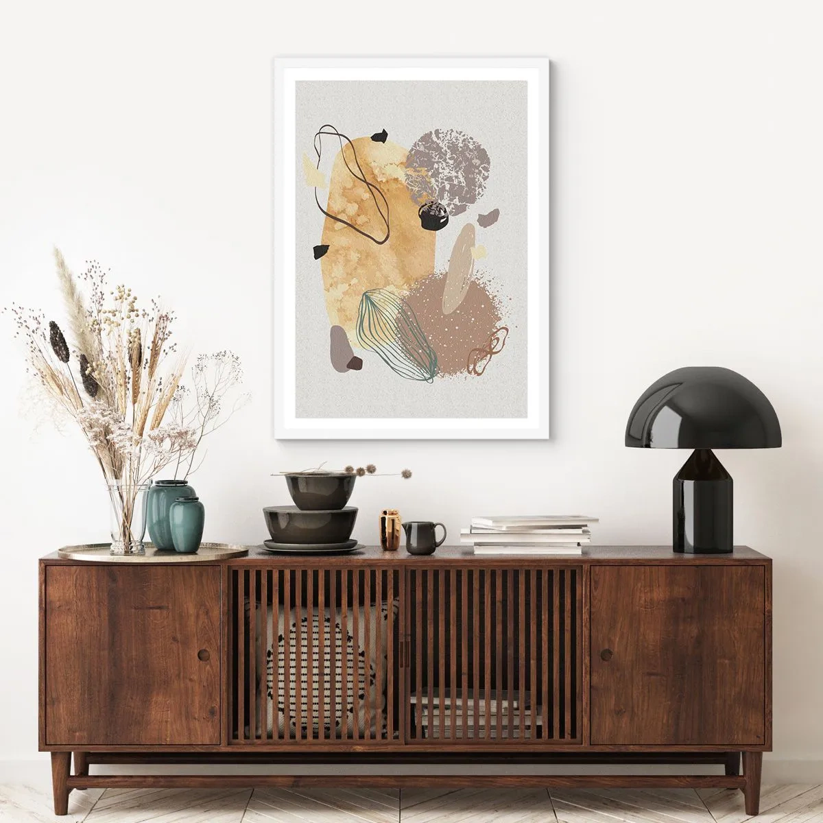 Poster in einem weißen Rahmen - Angewandte Plumkologie - 70x100 cm