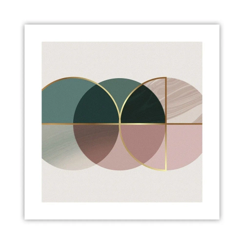 Poster - Ein Rad hinter dem anderen… - 40x40 cm