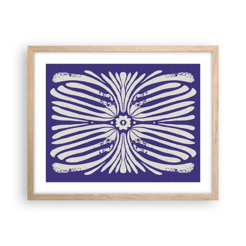 Poster in einem Rahmen aus heller Eiche - Ethnische Inspirationen - 50x40 cm