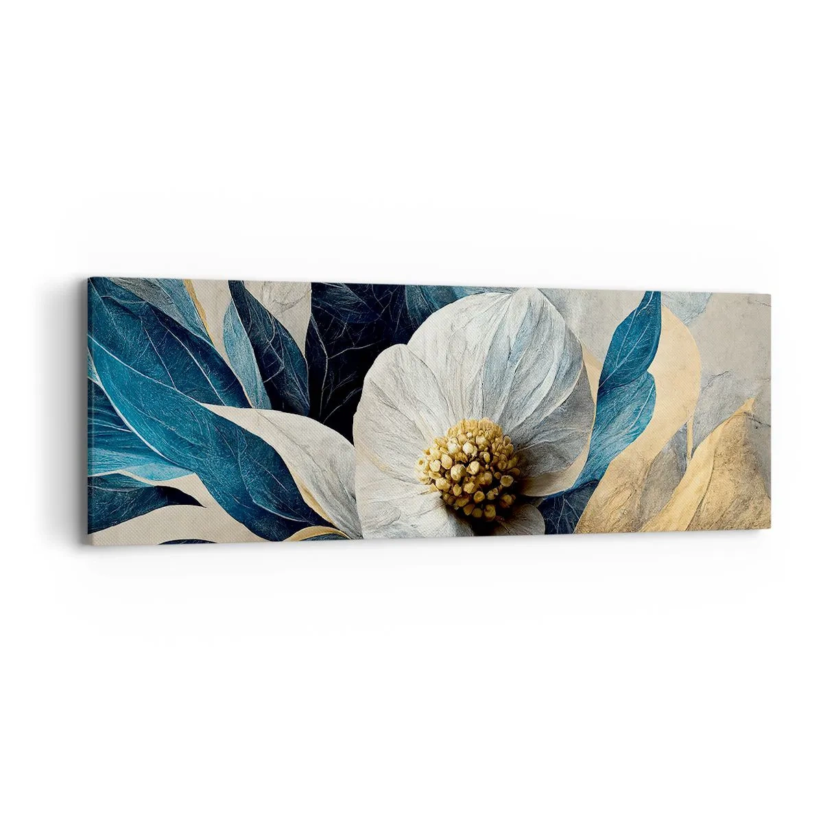 Bild auf Leinwand - Leinwandbild - Er hat ein Herz aus Gold - 90x30 cm