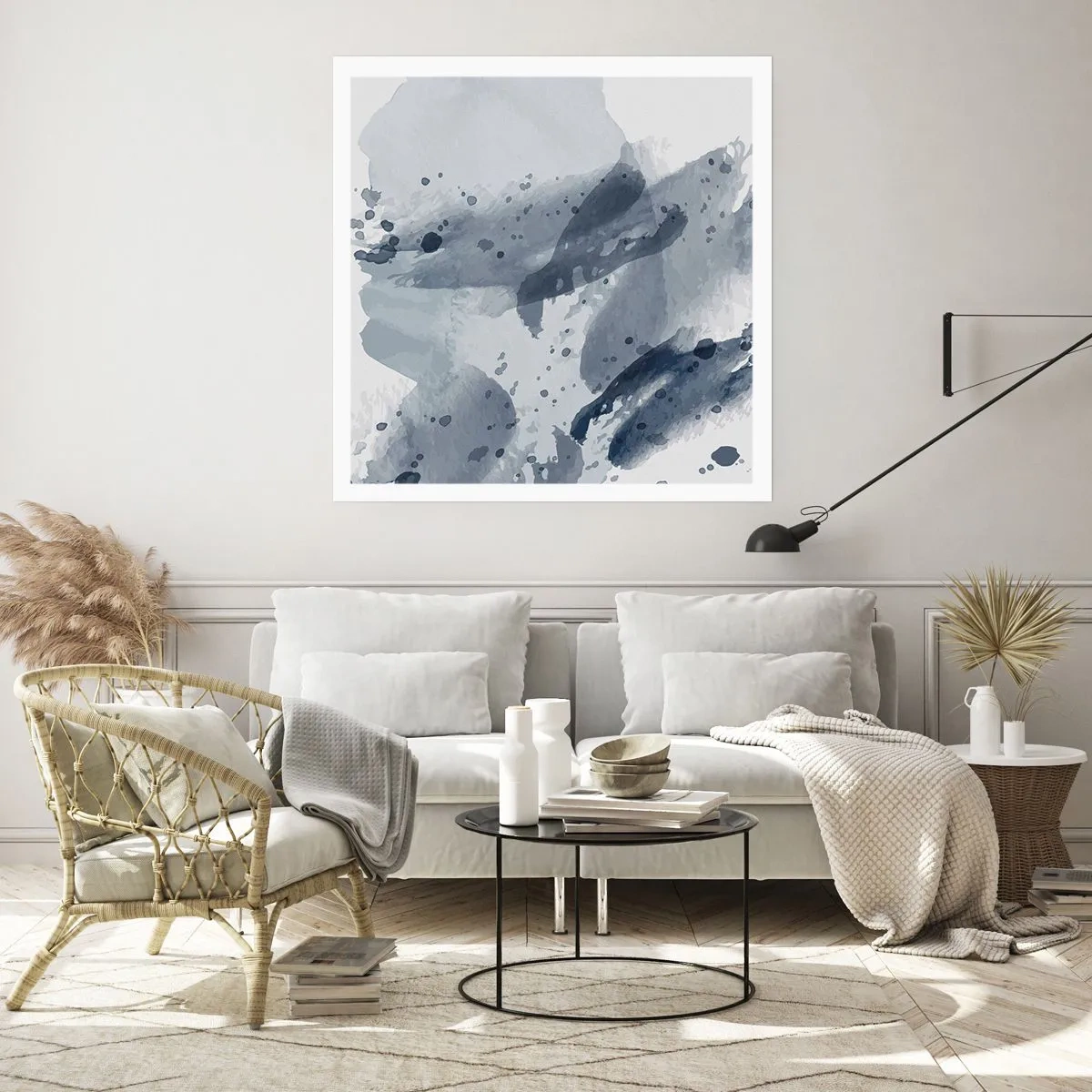 Poster - Eine Studie über die Natur des Wassers - 40x40 cm