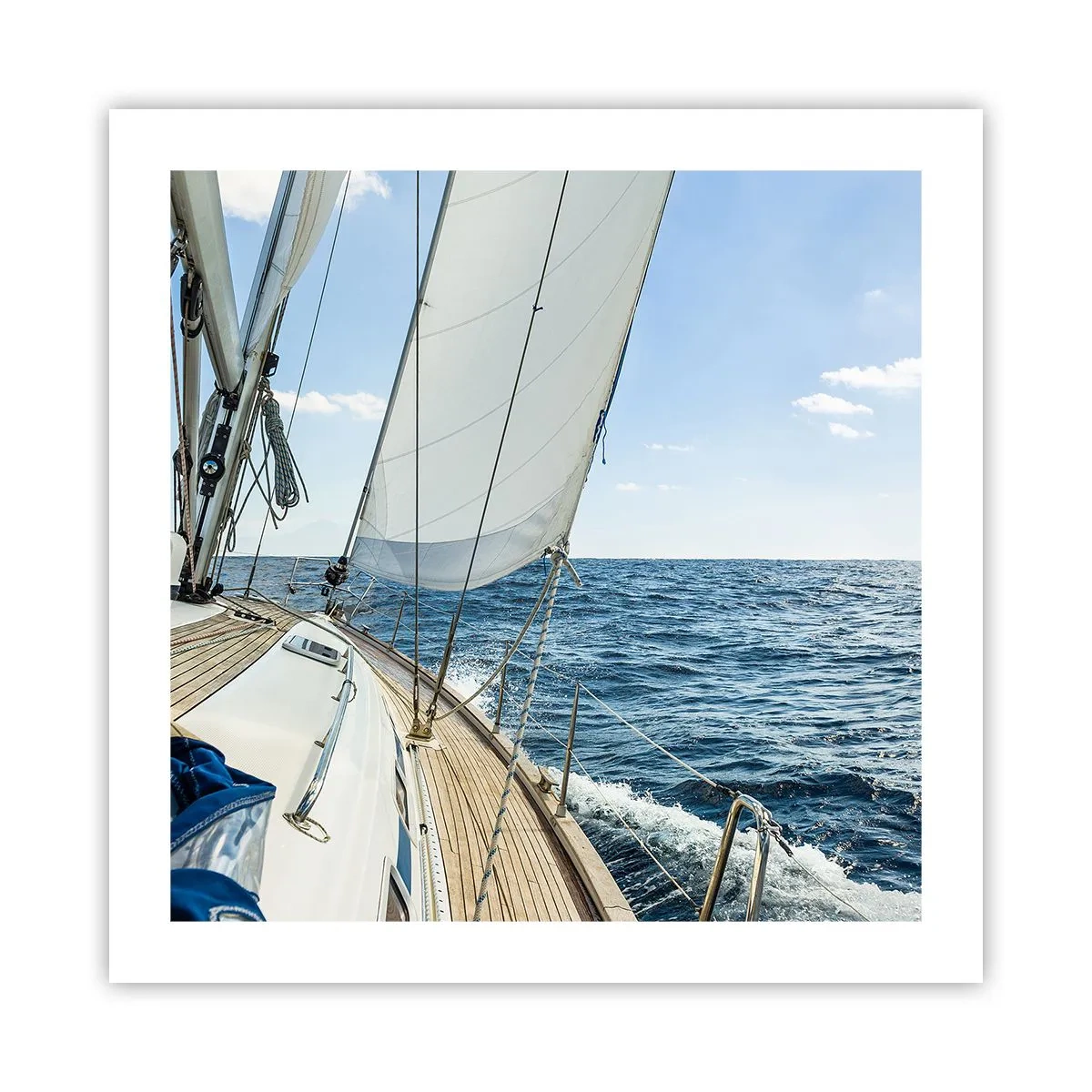 Poster - Ahoi, Abenteuer - 50x50 cm