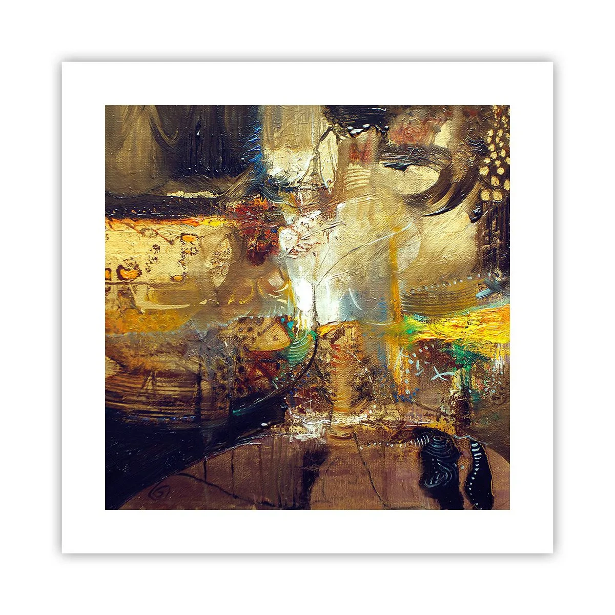 Poster - Kalt, wärmer, heiß - 40x40 cm