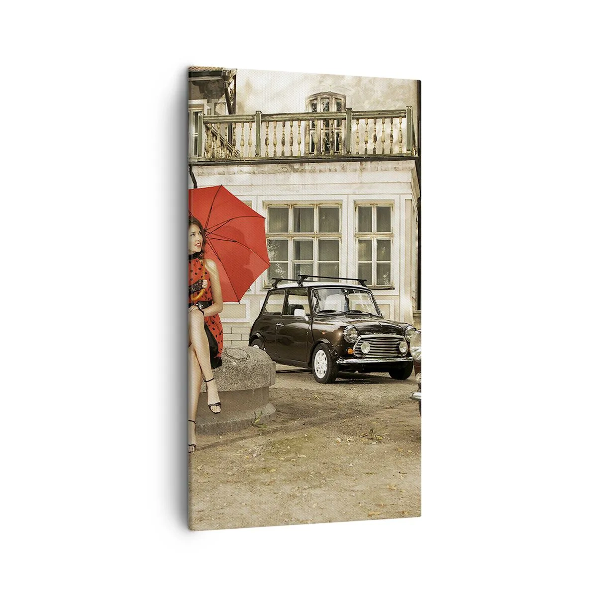 Bild auf Leinwand - Leinwandbild - Eine sentimentale Minireise - 45x80 cm