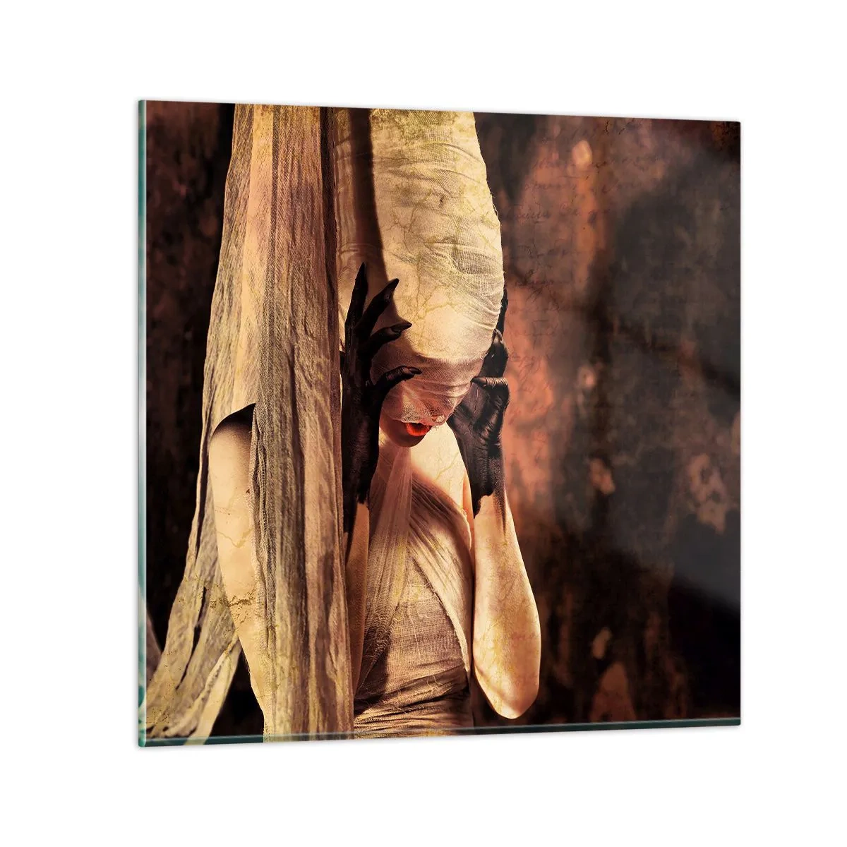 Glasbild - Bild auf glas - Zwischen Gut und Böse - 40x40 cm