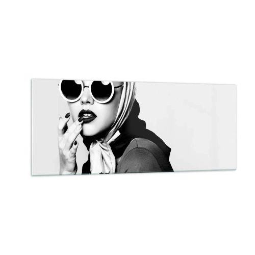 Glasbild - Bild auf glas - Grüße aus den 1960er Jahren - 100x40 cm