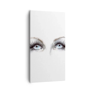 Bild auf Leinwand - Leinwandbild - Engelsaugen? - 55x100 cm