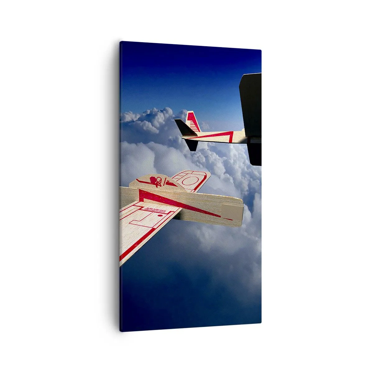 Bild auf Leinwand - Leinwandbild - Noch höher, noch weiter - 55x100 cm