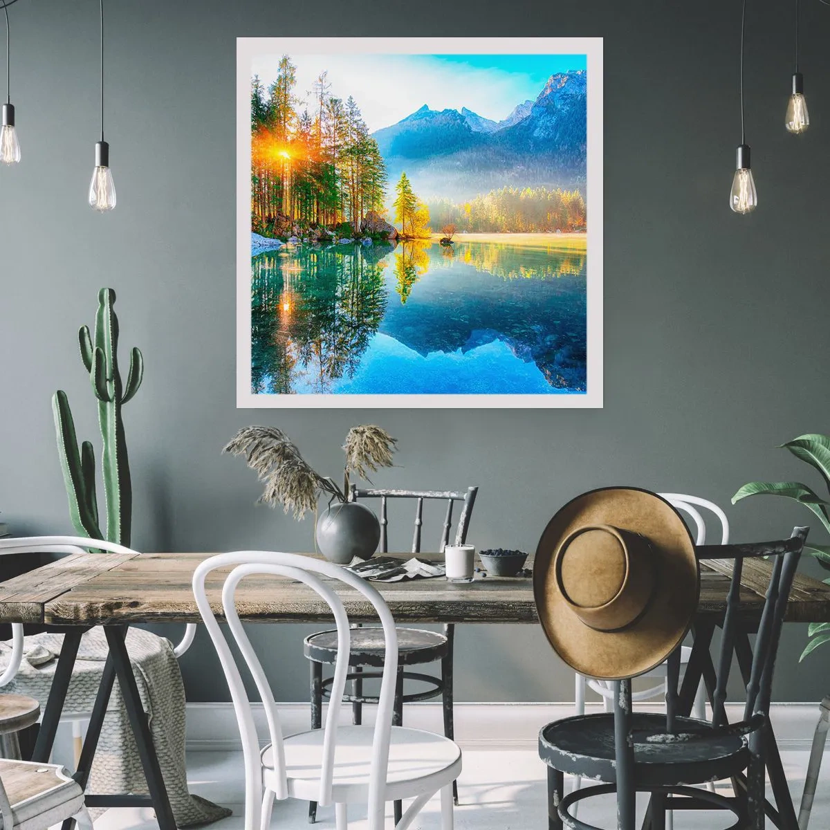 Poster - Majestät und Süße - 40x40 cm