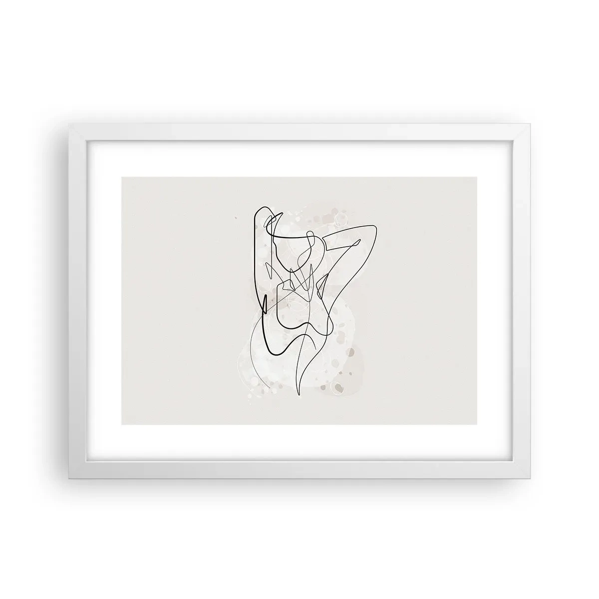 Poster in einem weißen Rahmen - Die Kunst der Verführung - 40x30 cm